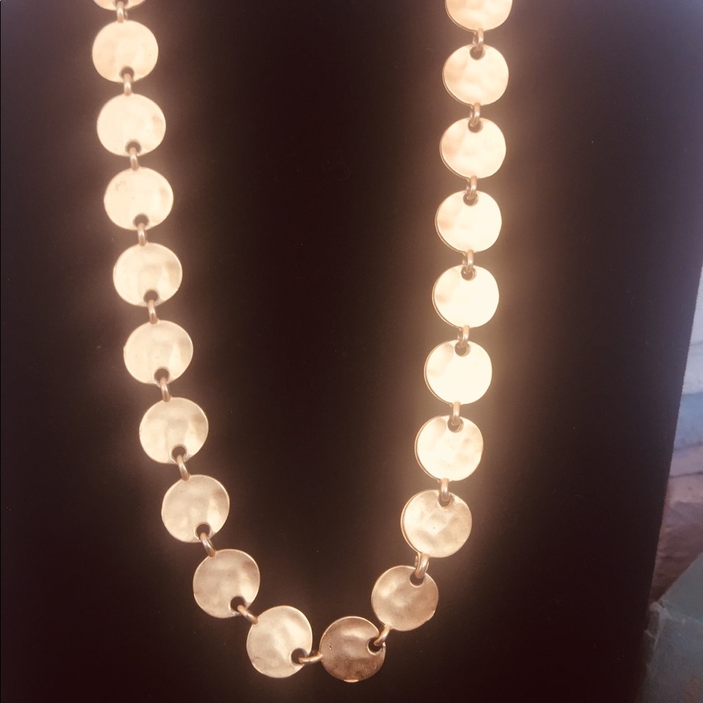 Vintage Gold Medallion Necklace